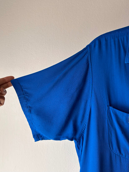 50's Bowling shirt 50年代 ボーリングシャツ Vintage Rayon shirt レーヨン 開襟 Praha Prague Vintage store プラハ 古着屋 ユーロ古着 ヨーロッパ古着