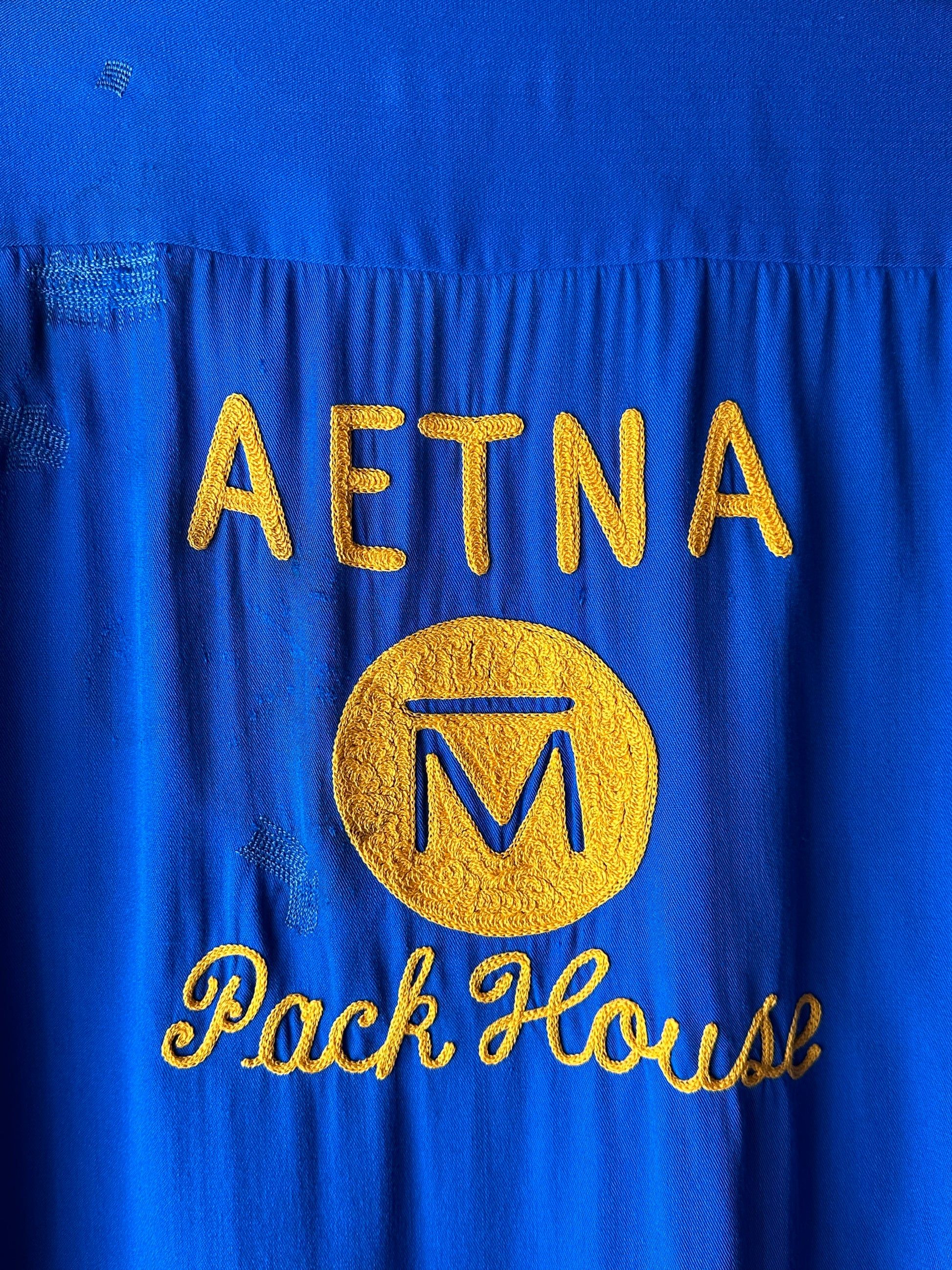 50's Bowling shirt 50年代 ボーリングシャツ Vintage Rayon shirt レーヨン 開襟 Praha Prague Vintage store プラハ 古着屋 ユーロ古着 ヨーロッパ古着