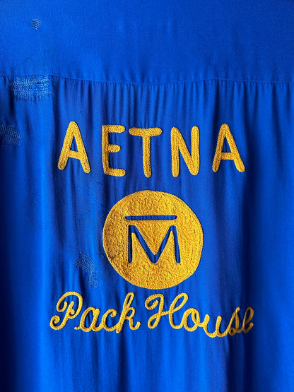 50's Bowling shirt 50年代 ボーリングシャツ Vintage Rayon shirt レーヨン 開襟 Praha Prague Vintage store プラハ 古着屋 ユーロ古着 ヨーロッパ古着