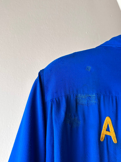 50's Bowling shirt 50年代 ボーリングシャツ Vintage Rayon shirt レーヨン 開襟 Praha Prague Vintage store プラハ 古着屋 ユーロ古着 ヨーロッパ古着