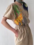 safari animal romper