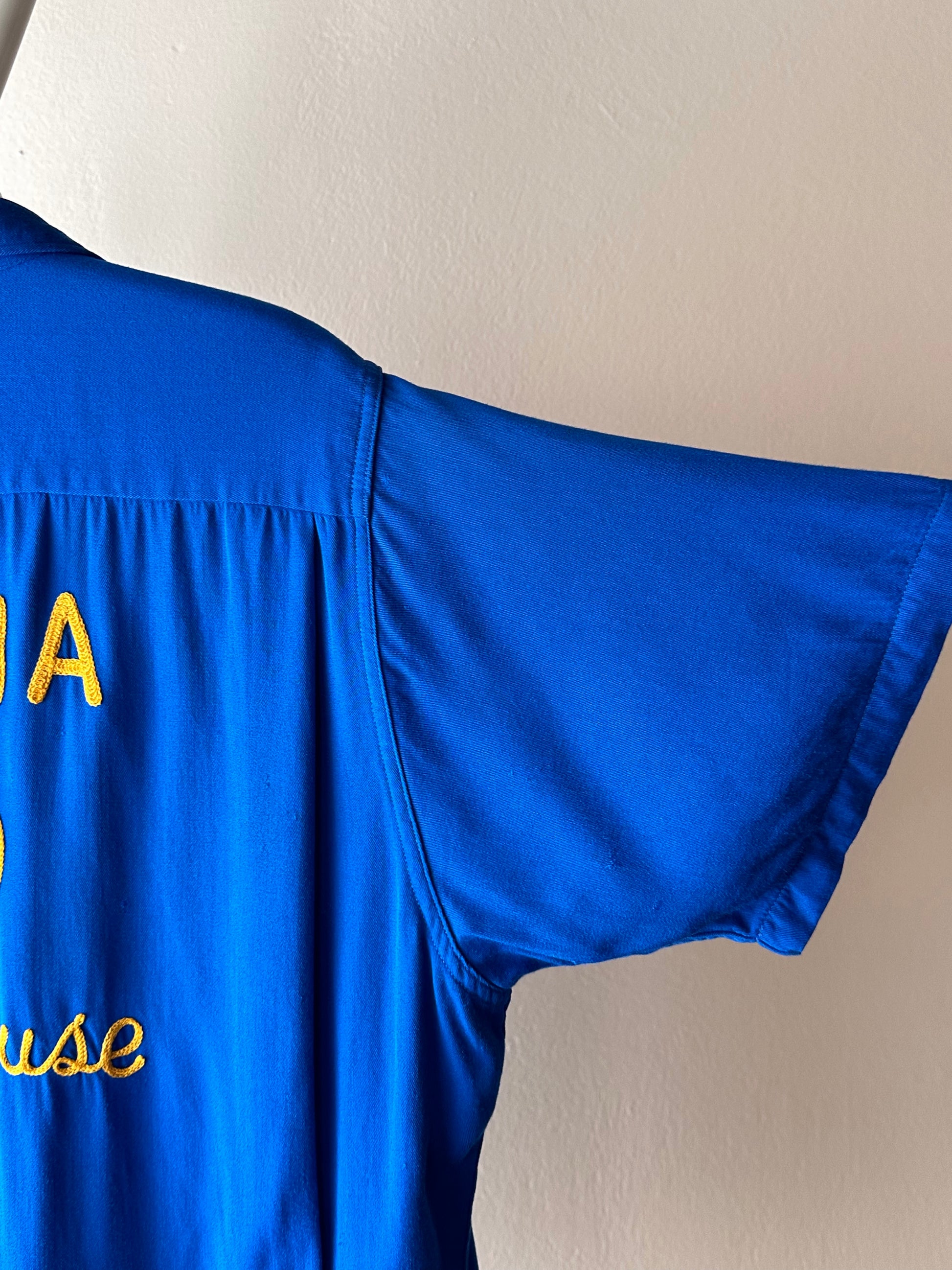 50's Bowling shirt 50年代 ボーリングシャツ Vintage Rayon shirt レーヨン 開襟 Praha Prague Vintage store プラハ 古着屋 ユーロ古着 ヨーロッパ古着