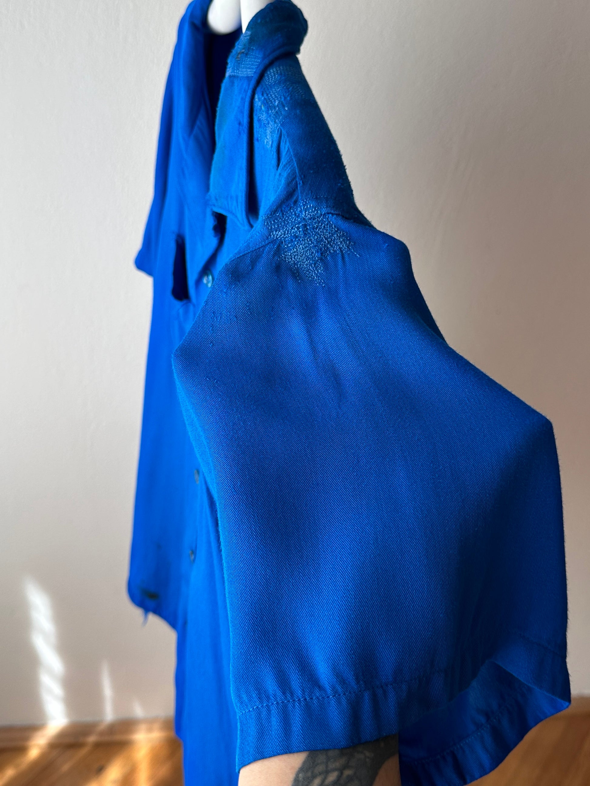 50's Bowling shirt 50年代 ボーリングシャツ Vintage Rayon shirt レーヨン 開襟 Praha Prague Vintage store プラハ 古着屋 ユーロ古着 ヨーロッパ古着