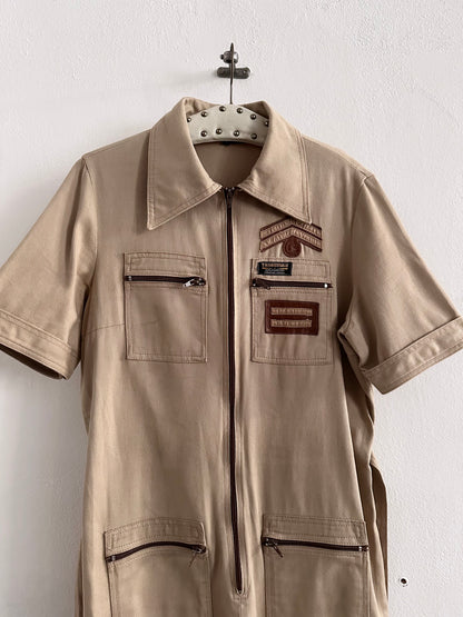 70s Swiss cotton jumpsuit