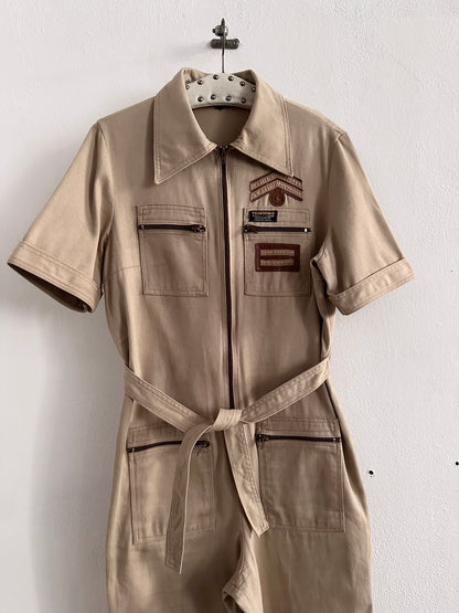 70s Swiss cotton jumpsuit