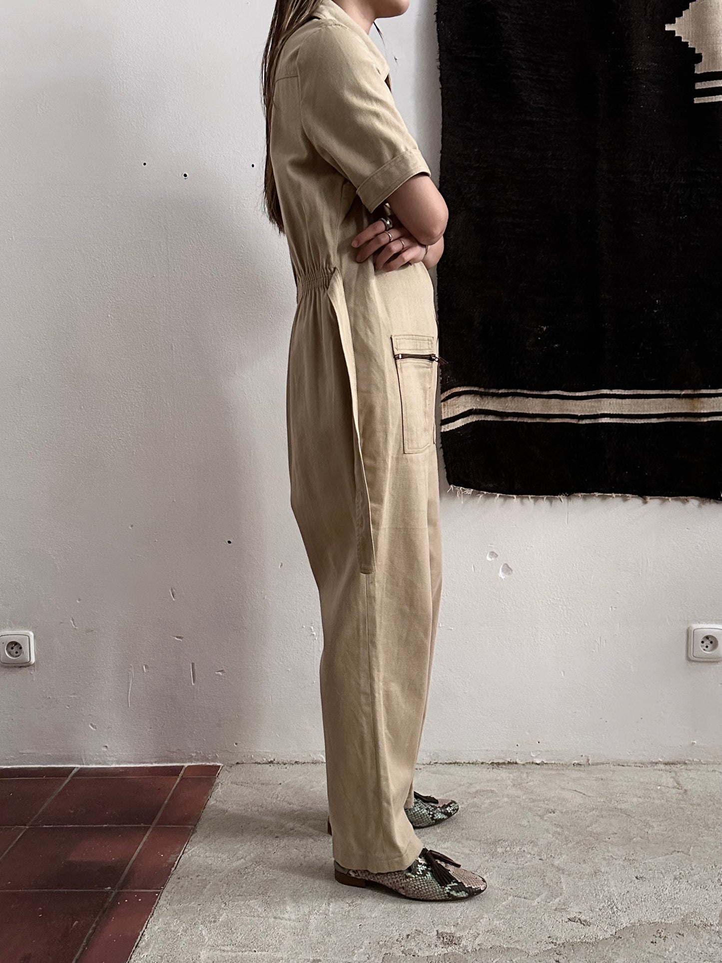 70s Swiss cotton jumpsuit