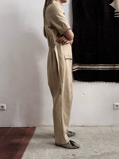 70s Swiss cotton jumpsuit