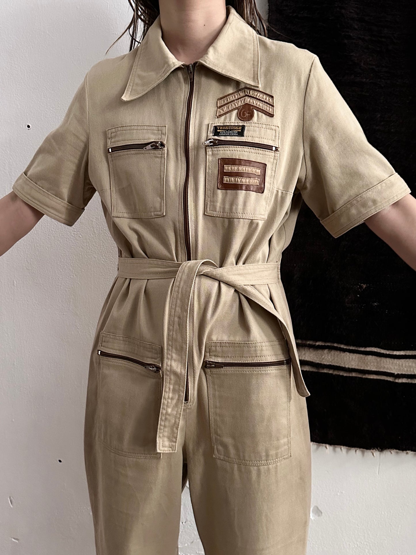 70s Swiss cotton jumpsuit