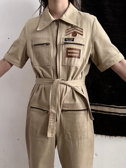 70s Swiss cotton jumpsuit