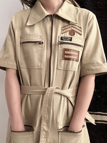 70s Swiss cotton jumpsuit