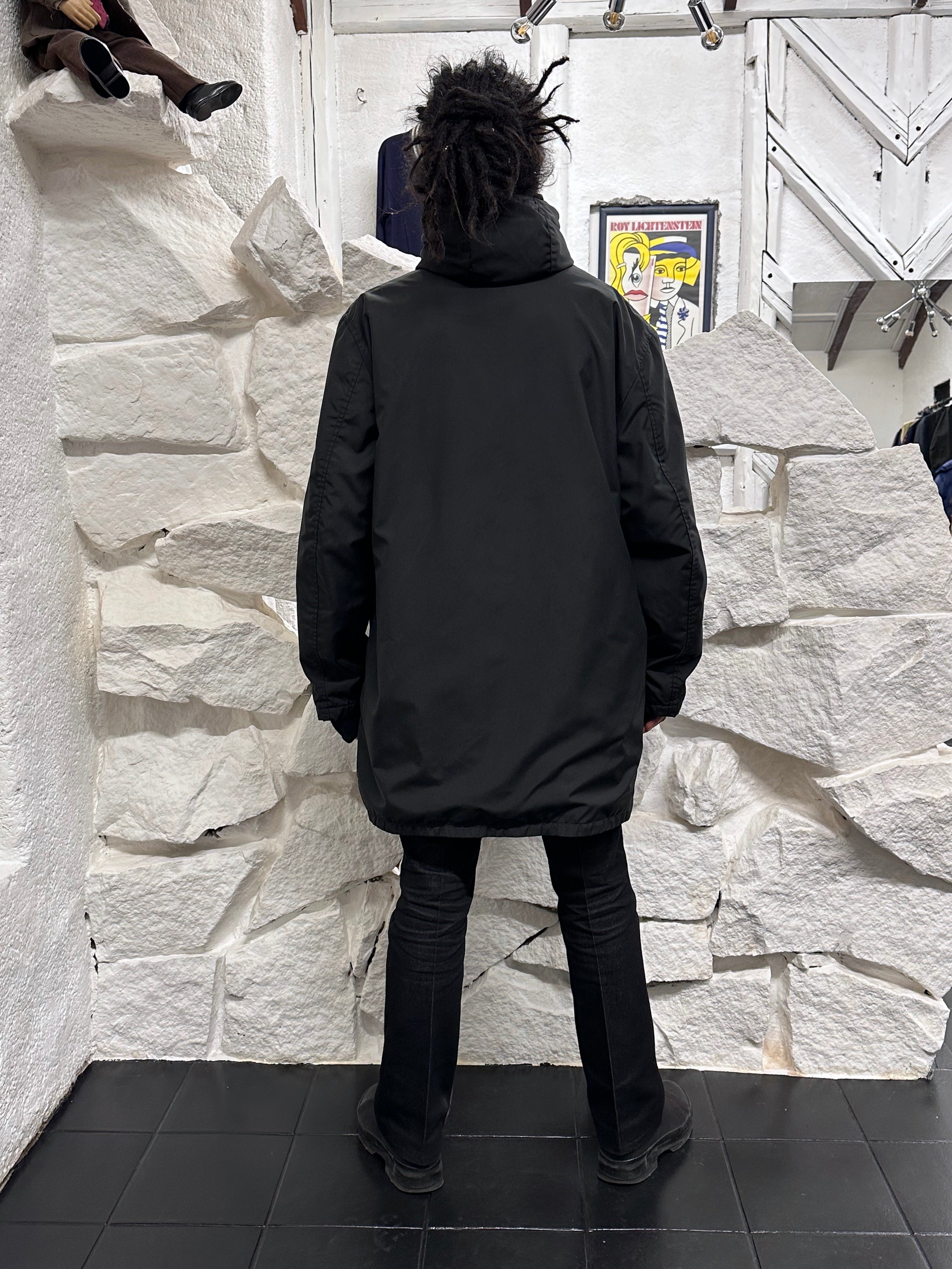 ジャケット・アウター 00s C.P. COMPANY A-2 Fright Jaket C.P. Company フーデッド レザージャケット | ブラック | FARFETCH JP