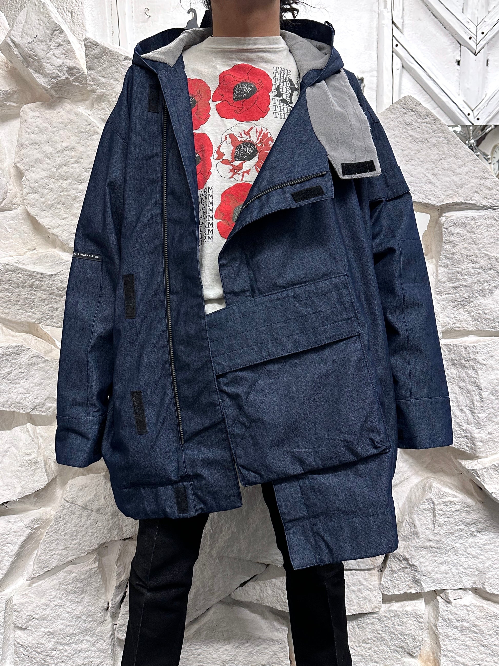 Levi's All Duty AW'99 1999s 99年 リーバイス  ヨーロッパ企画 Vintage ヴィンテージ 古着屋 プラハ Praha Vintage clothing store Massimo osti マッシモオスティ デニム  パーカー Denim Parka Rare レア 