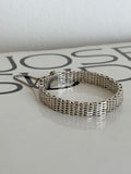 thick gate chain bracelet