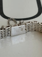 thick gate chain bracelet