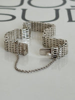 thick gate chain bracelet