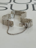 thick gate chain bracelet