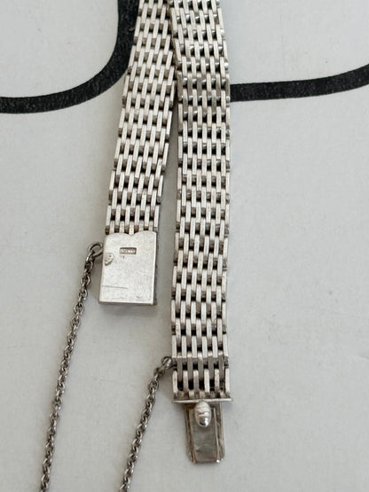 thick gate chain bracelet