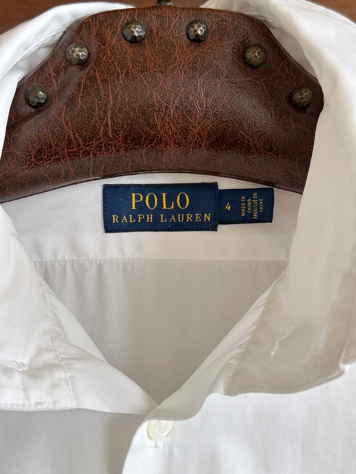 Polo Ralph Lauren white cotton shirt