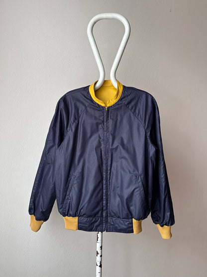 80s Italy reversible leather jkt
