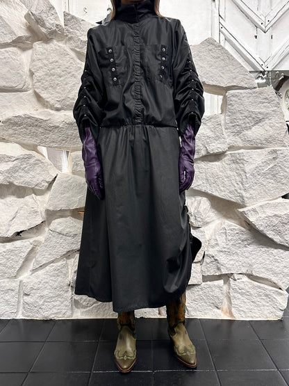 90s snap buttons dress