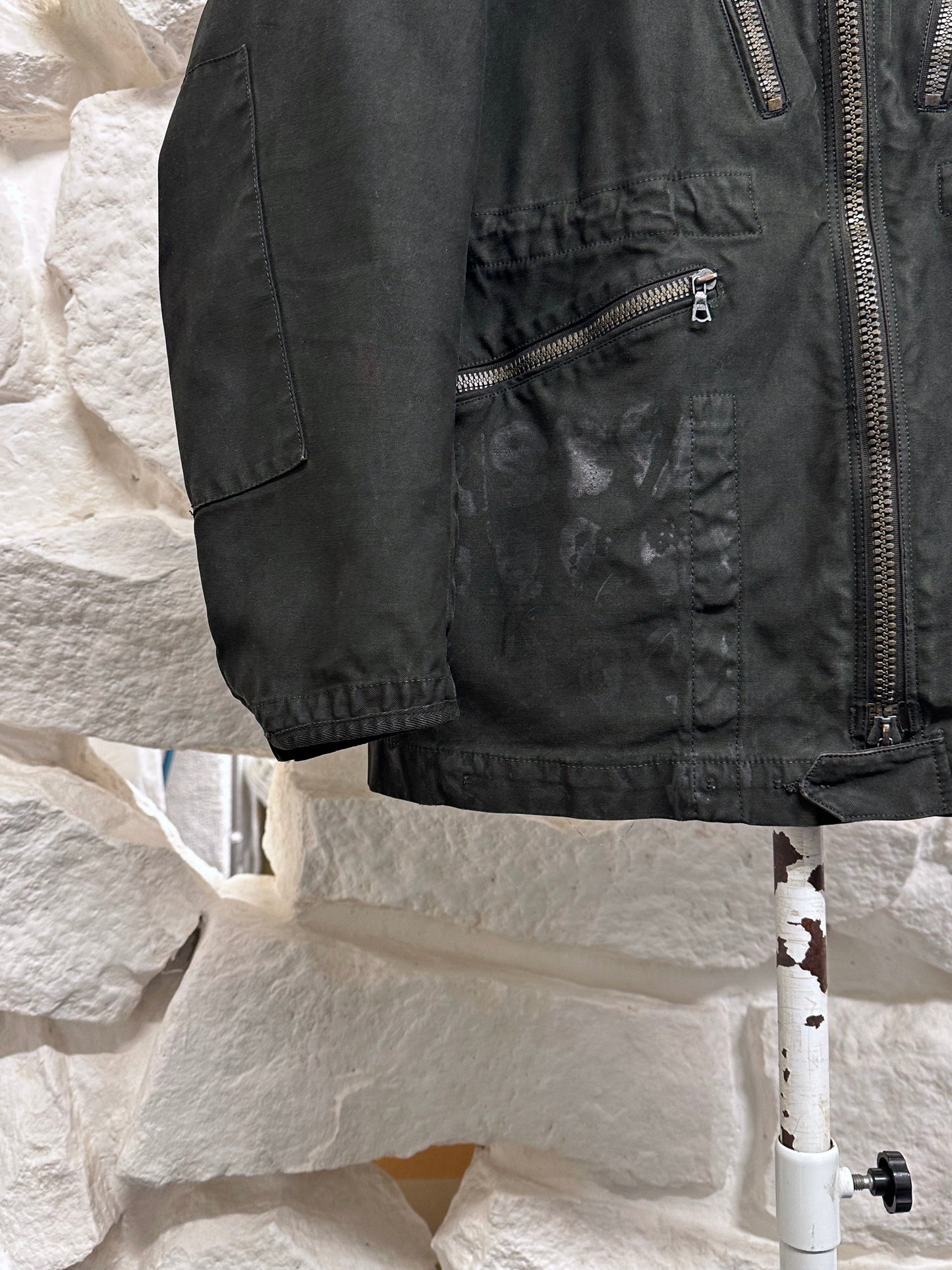 1960-70s Swedish military tanker jacket