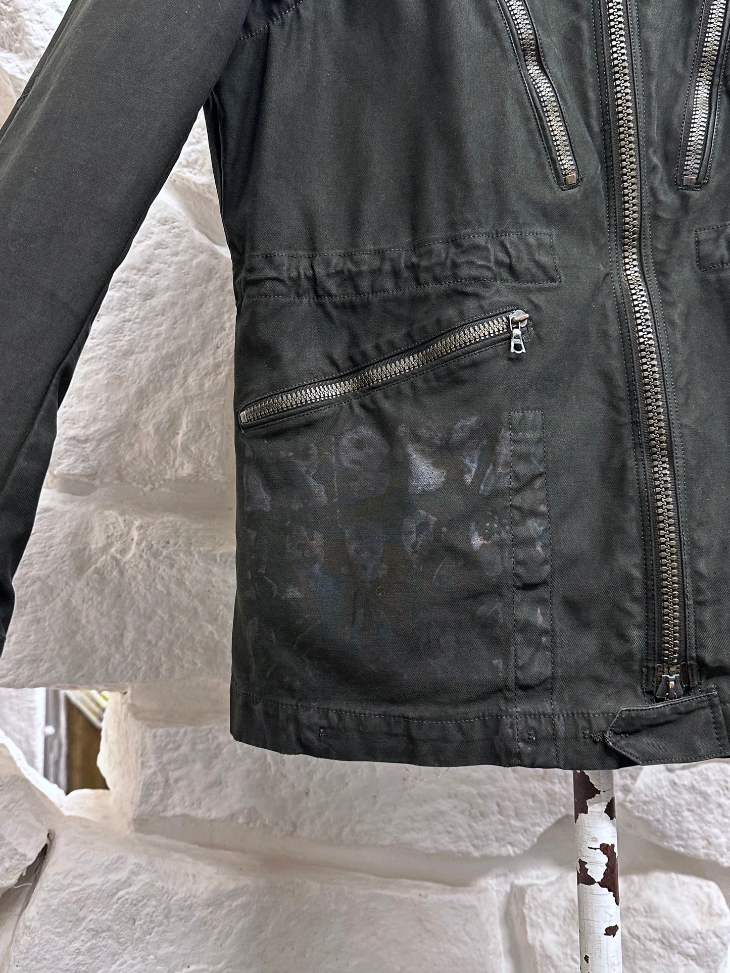 1960-70s Swedish military tanker jacket