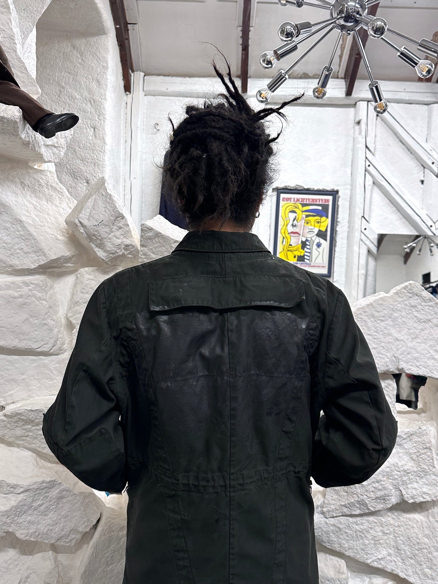 1960-70s Swedish military tanker jacket