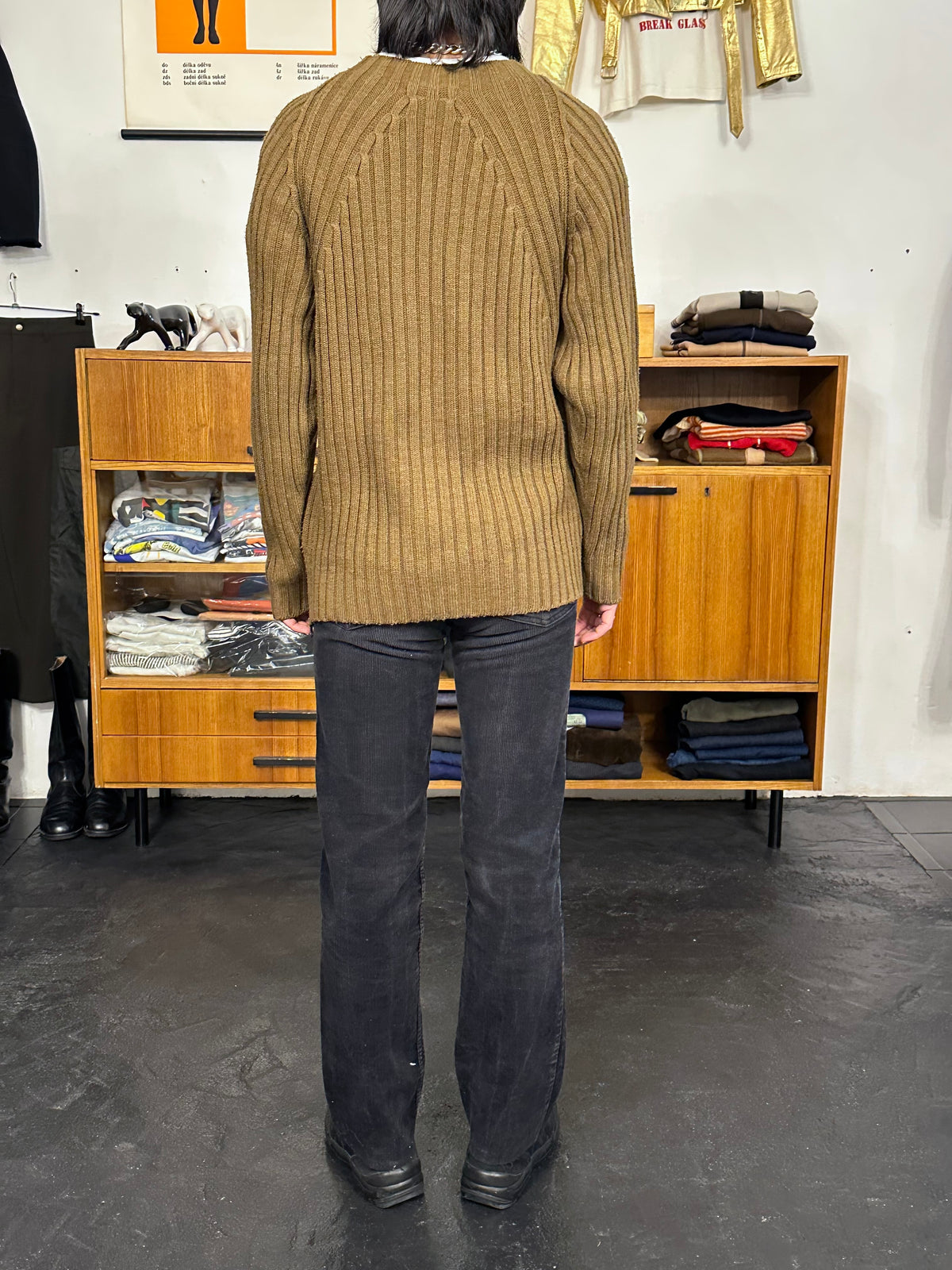Italy Brown wool jumper