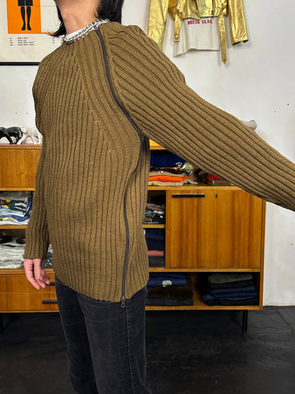 Italy Brown wool jumper