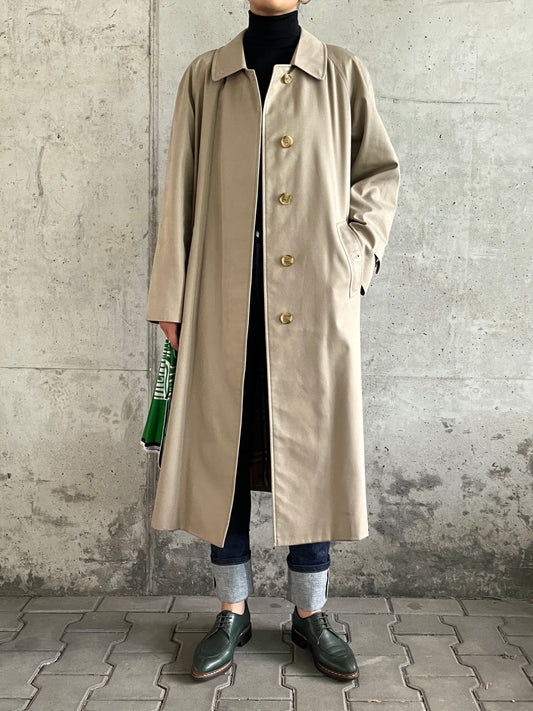 80's Burberrys balmacaan coat made in England