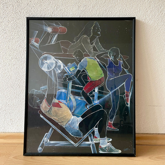 90s Germany wall art , トレーニング派の方