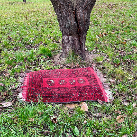 Vintage Afghan Rug