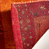 Vintage handgekupit Indian rug.