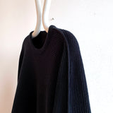 Black cotton knit , Germany