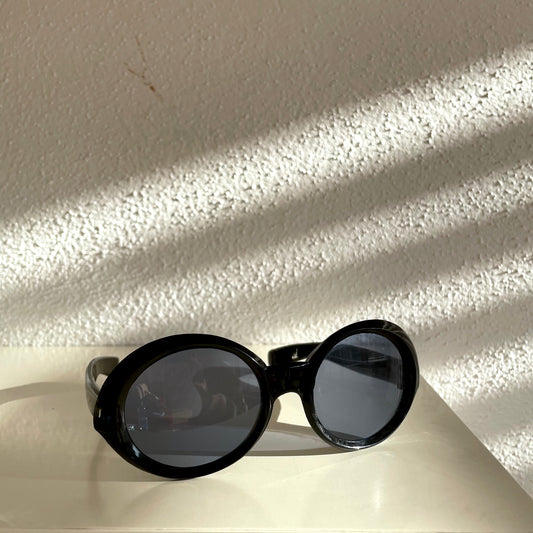 Europe old sunglasses Black