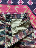 Dead stock vintage french army lizard camo cargo pants