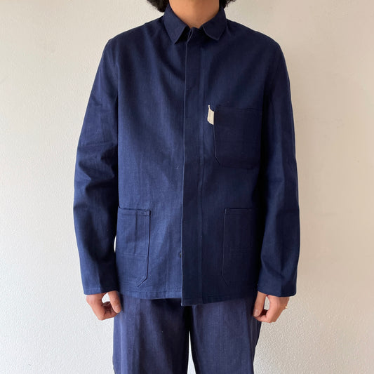 Vintage denim chore jacket, dead stock