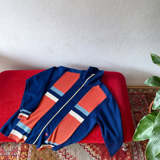 Vintage Diana Crylor Track Top , 70s , Germany