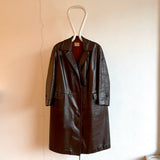 Vintage Leather Chester coat