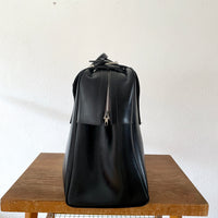 Vintage Leather travel bag / Black