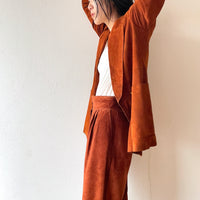 70s Suede tailored jacket