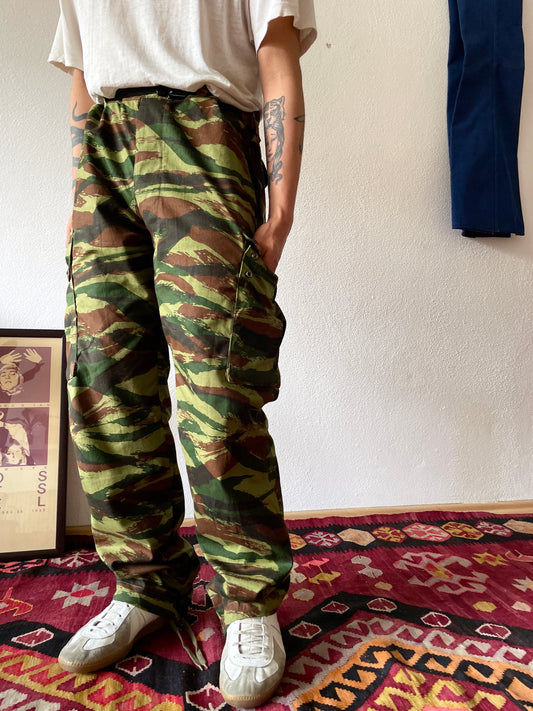 vintage french army lizard camo