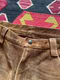 60s-70s Levis big E suede leather pants