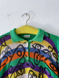 80s knitted polo shirt