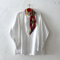 90s Cotton bosom shirt