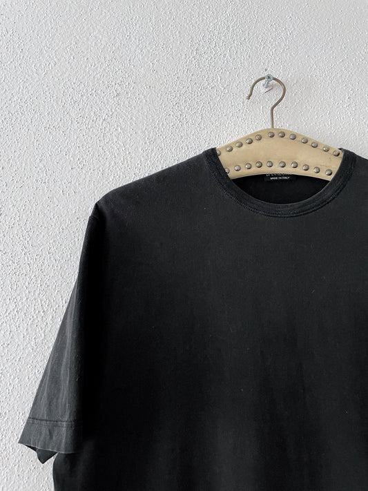 simple black top made in italy