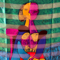Picasso silk scarf ピカソ スカーフ