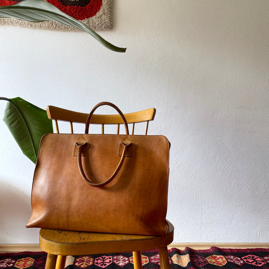 Vintage simple leather bag