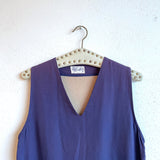 50's rayon purple vest