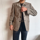 Dead stock 60's Wool Norfolk jacket , Germany